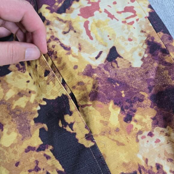 Coldwater Creek Classic Wom Sz SM 6/8 Fall Multi Floral Blazer Jacket 90s Artsy - Picture 8 of 14